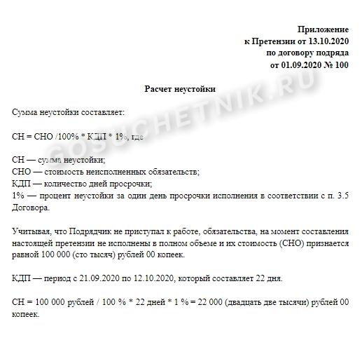 Образец претензии на соответствие качества профнастила